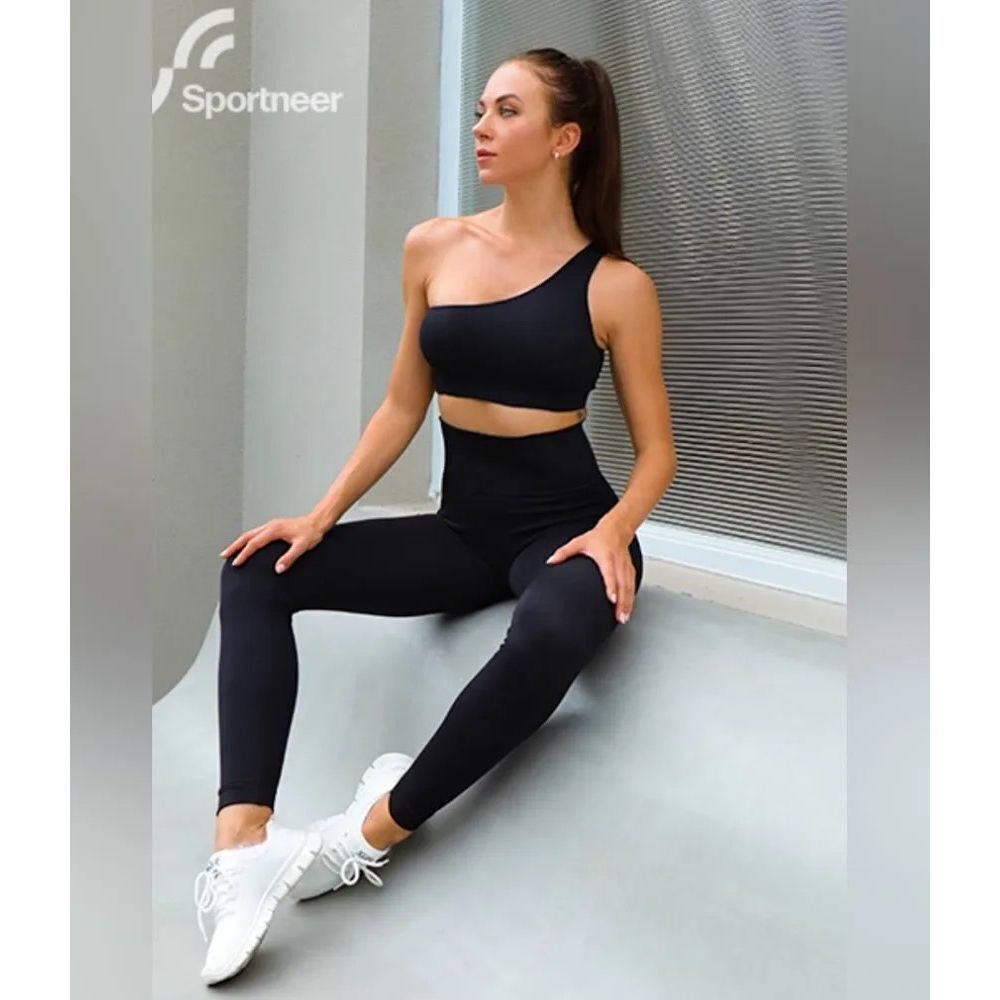 Workout Sets for Women 2 Piece, small Ribbed Seamless Matching Gym Yoga
